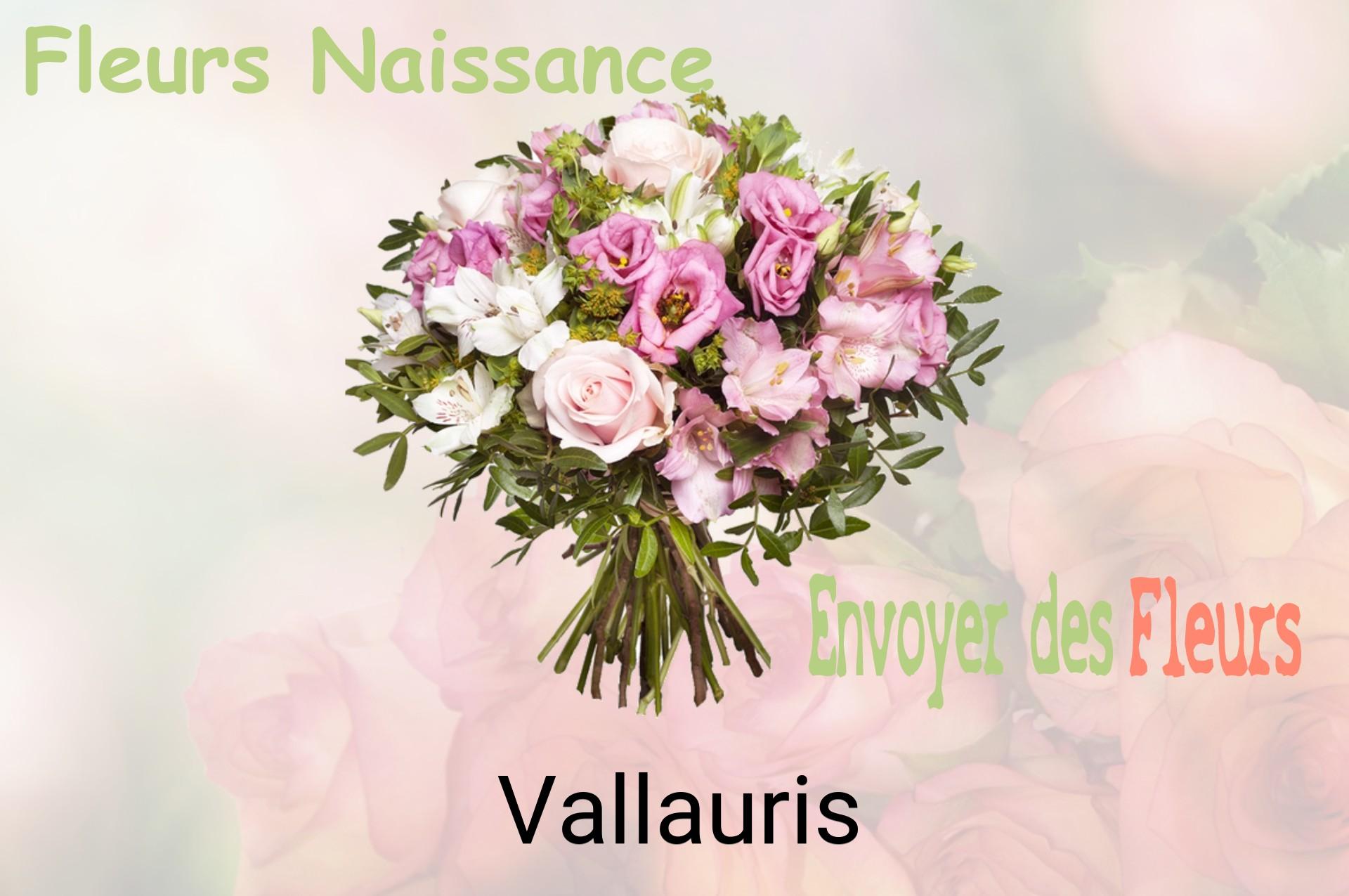 Bouquet de fleurs de naissance livré à Vallauris