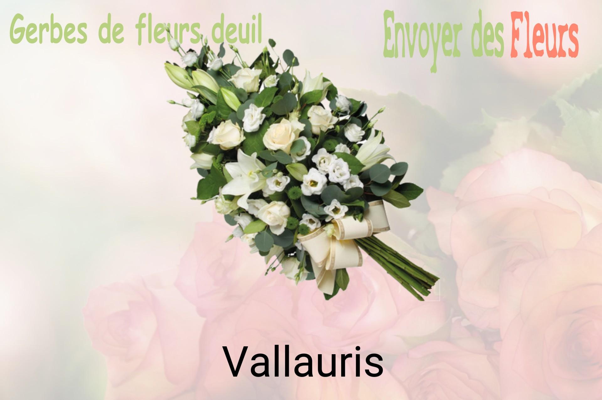 Gerbe de fleurs de deuil livrée à Vallauris